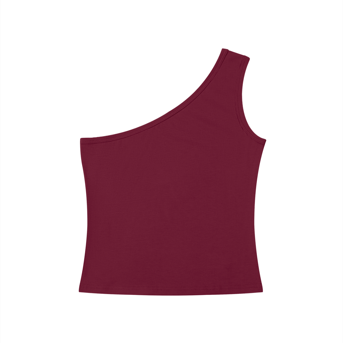 The last Move One-Shoulder Crop Tank Top