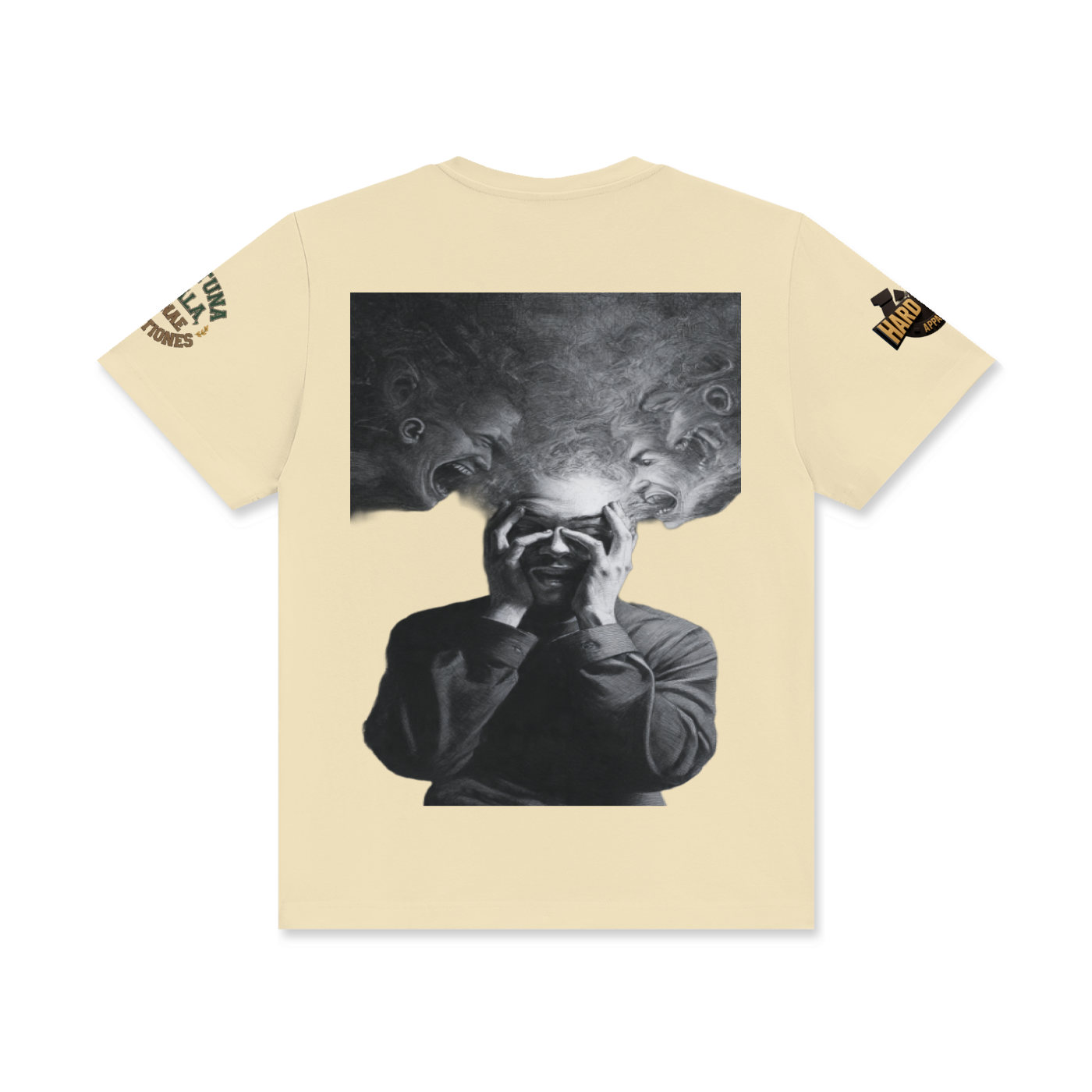 invasive thoughts Classic Crew Neck Cotton T-Shirt