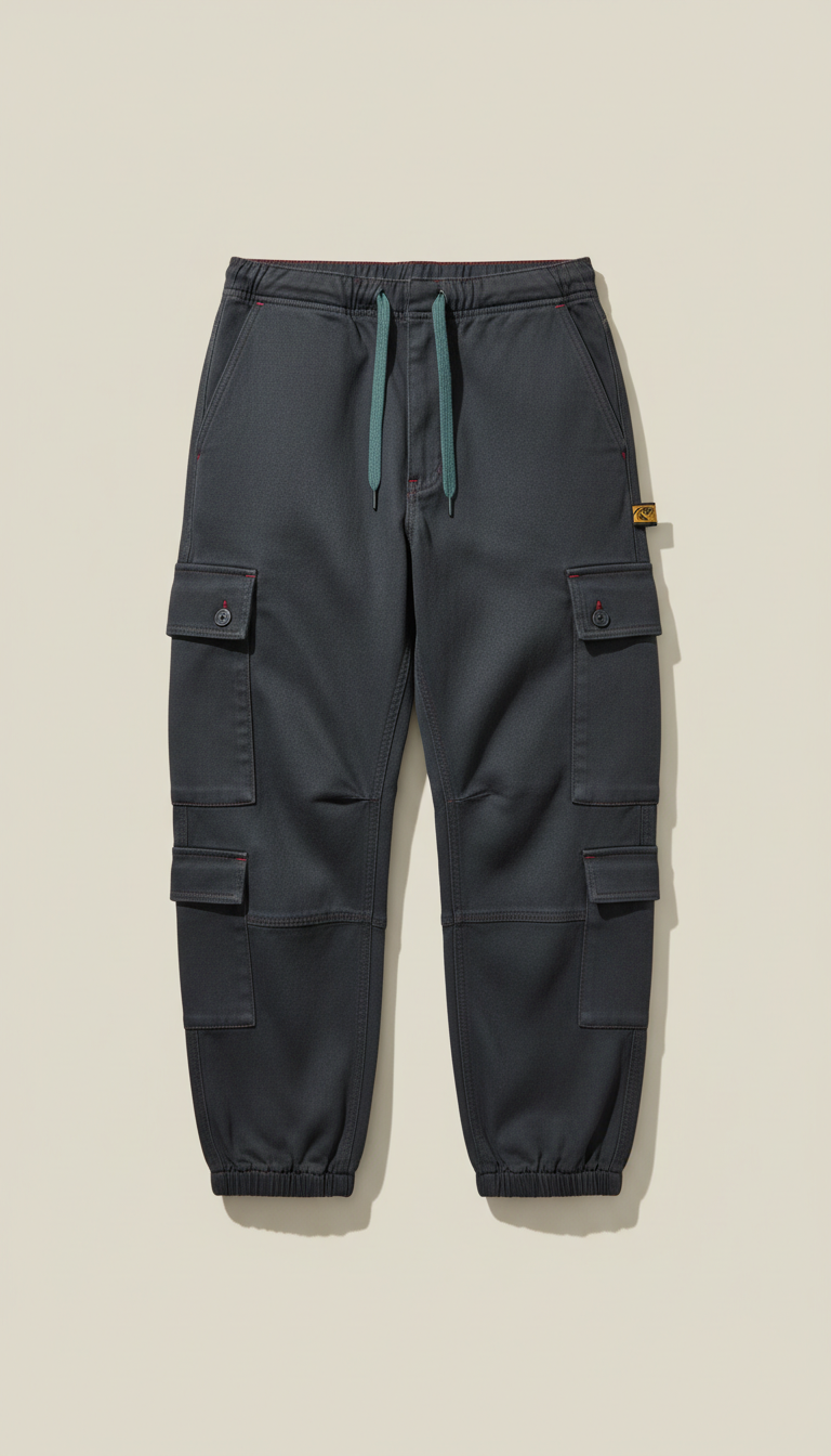 Relaxed Fit Cargo Pants with Durable Synthetics