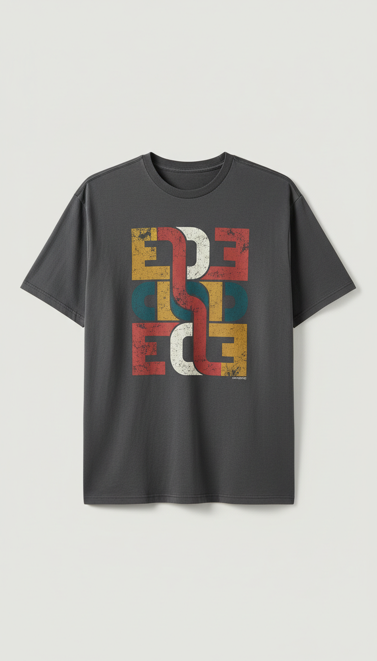 Graphic Urban Tee with Story Print