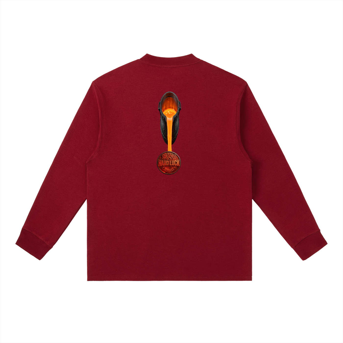 Black smith Forged Essential Crewneck Long-Sleeve T-Shirt