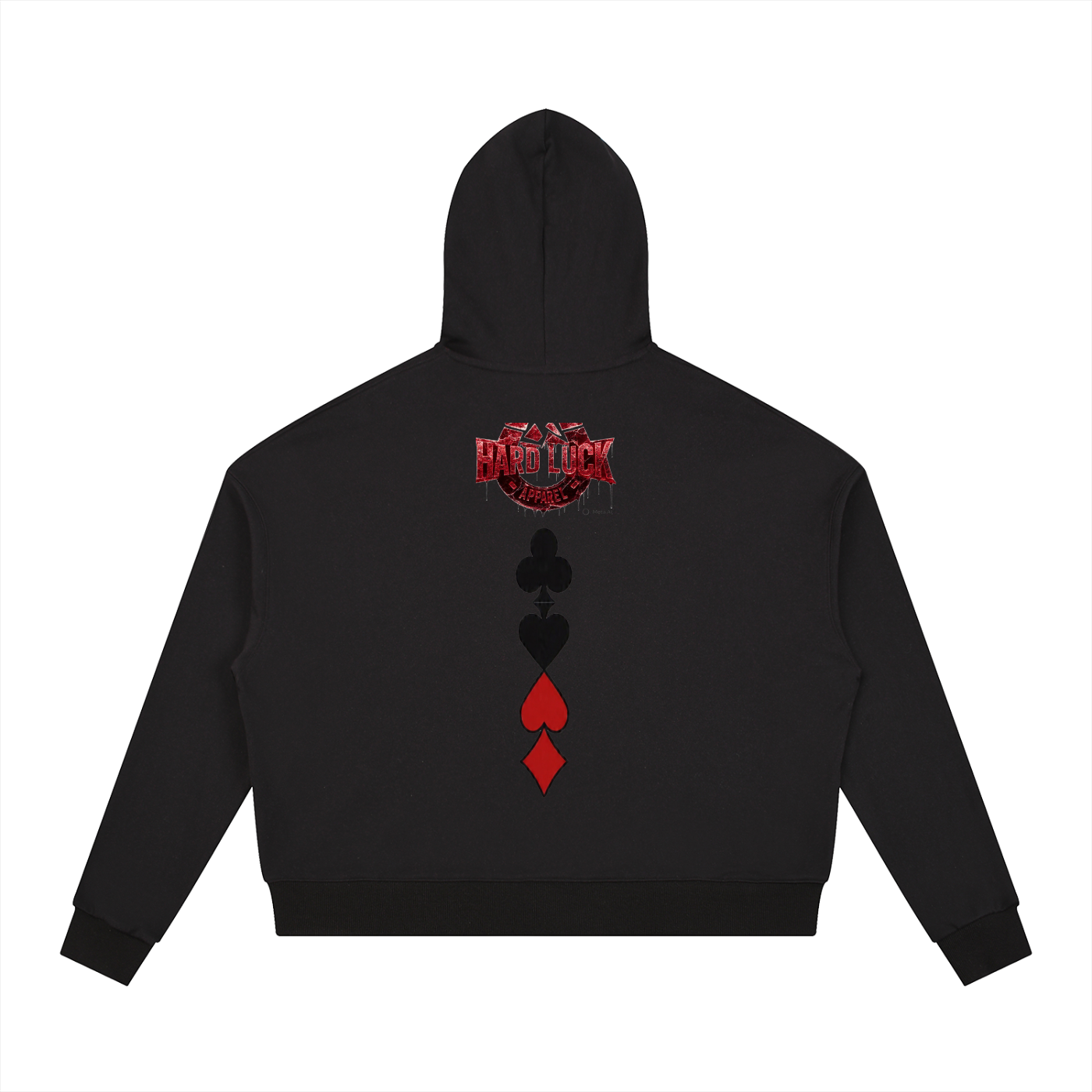 Live to Win Contrast Drawstring Hoodie