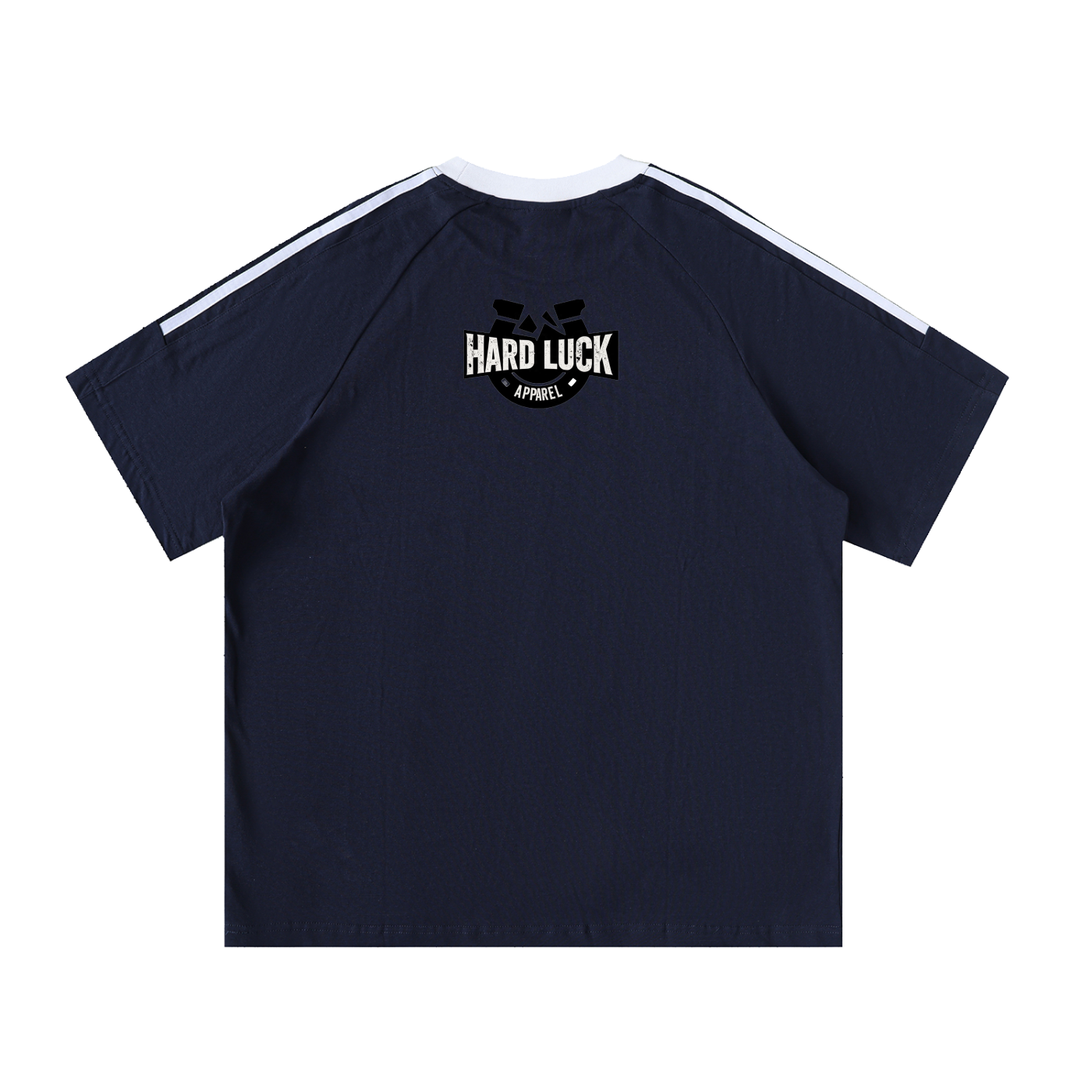 Smoked kings Contrast Tape Crewneck Cotton T-Shirt