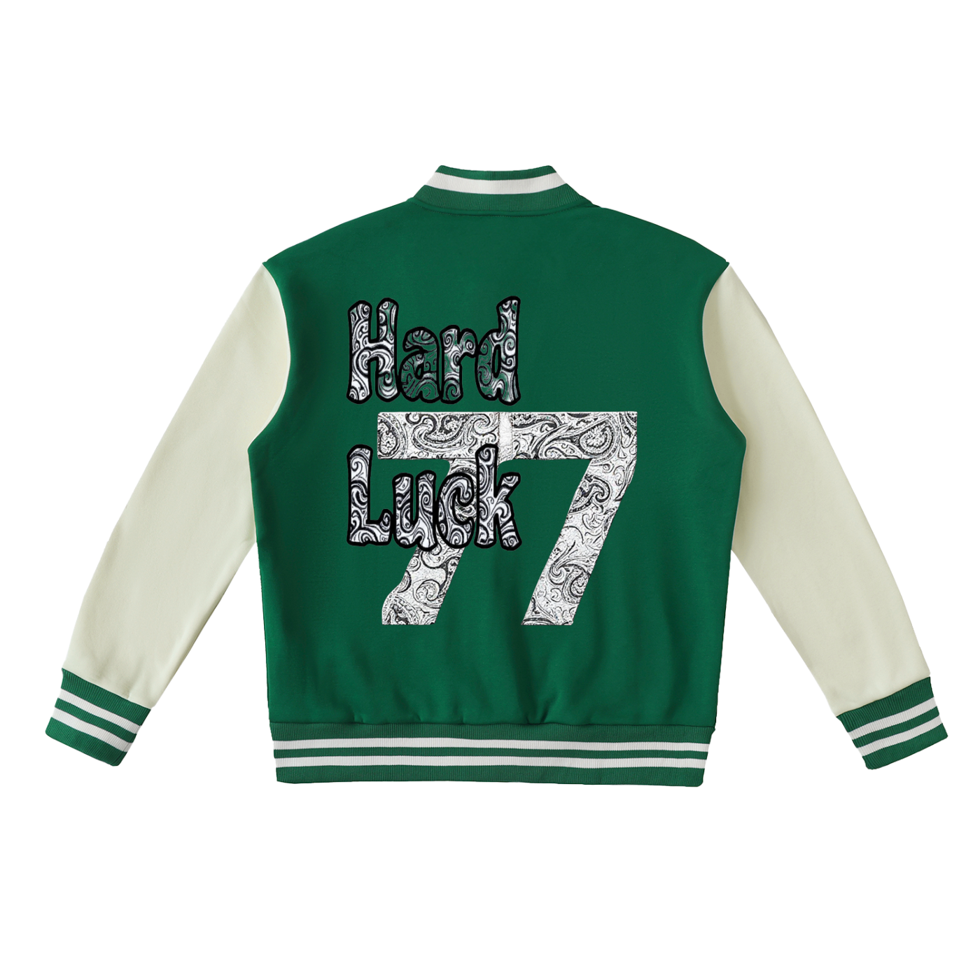 Noir refined Uptown Ace Two Tone Varsity Jacket