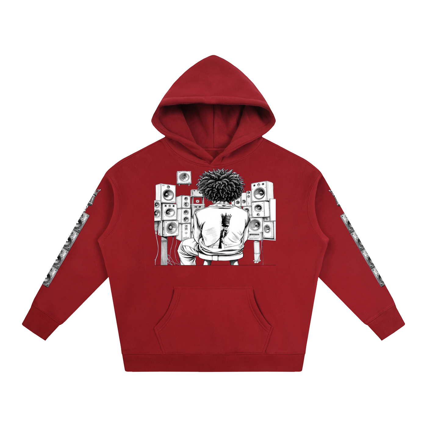 Solid Wall of sound Graphic hoodie