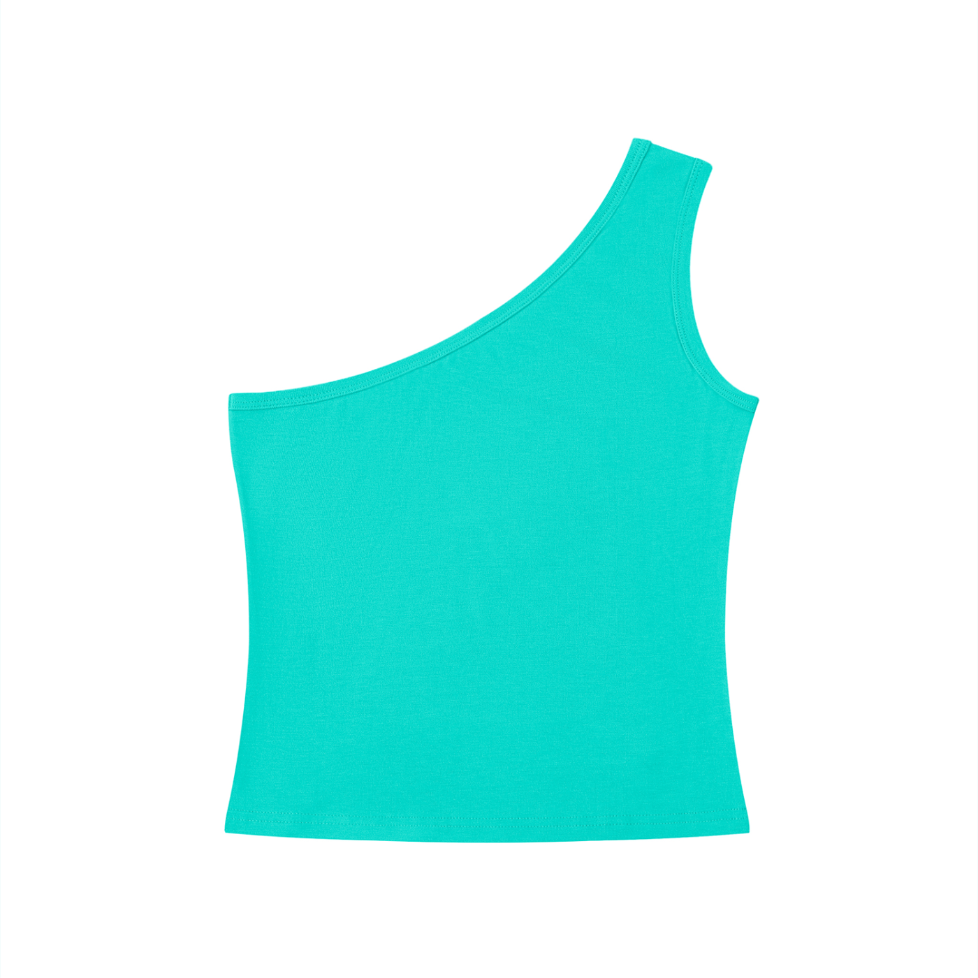The last Move One-Shoulder Crop Tank Top
