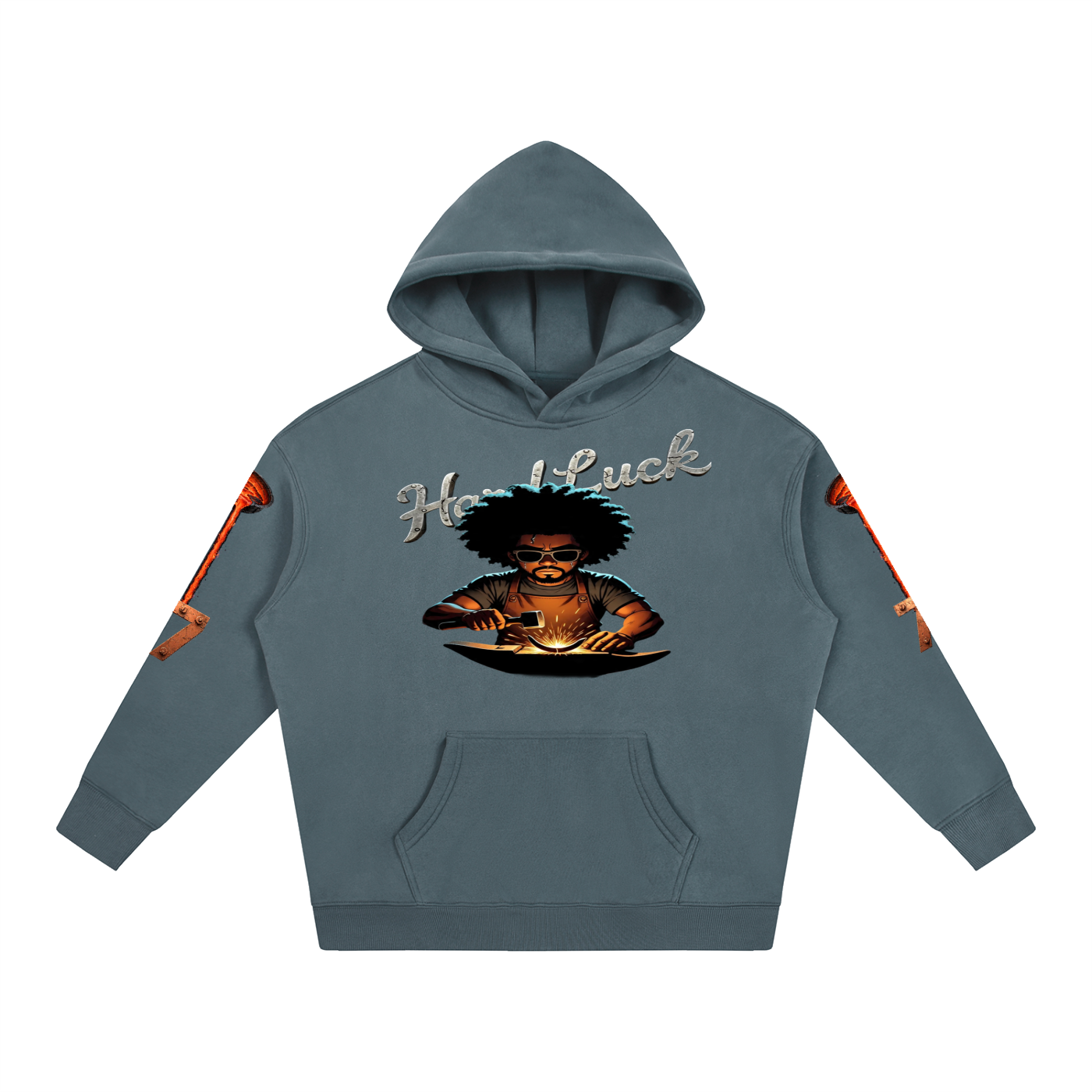 Blacksmith Forged 2.0 Hoodie | Heavyweight Streetwear Pullover | Hard Luck Apparel