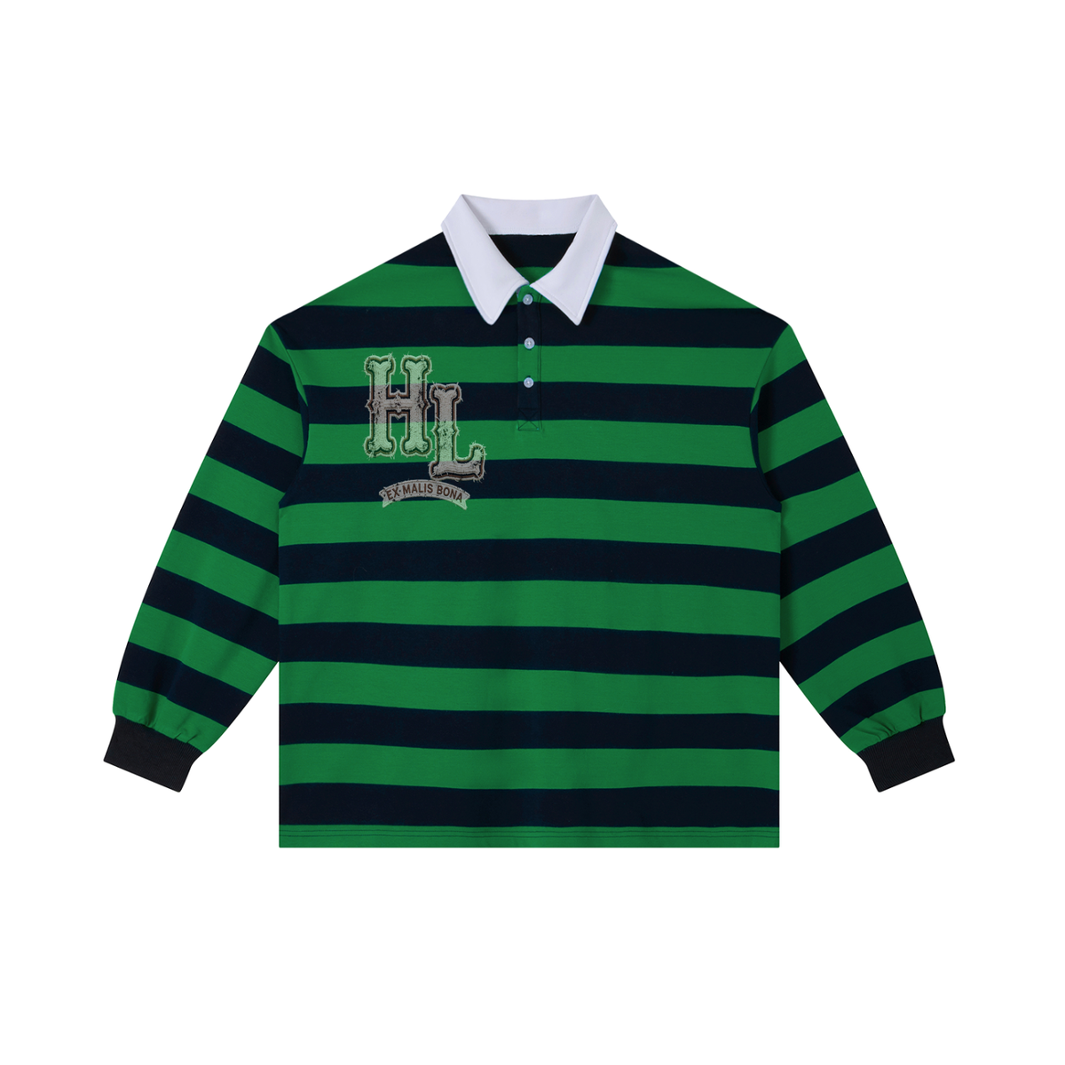 Est.1977 Heritage Stripe long sleeve  Polo Shirt
