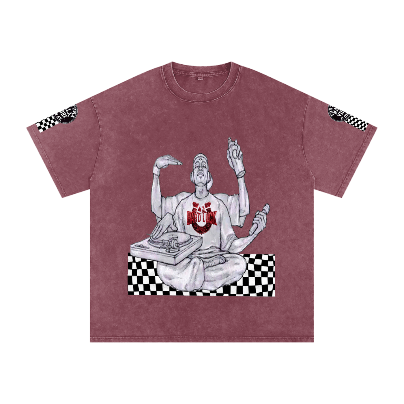 Soul of the Cypher Snow Washed Oversized Cotton T-Shirt