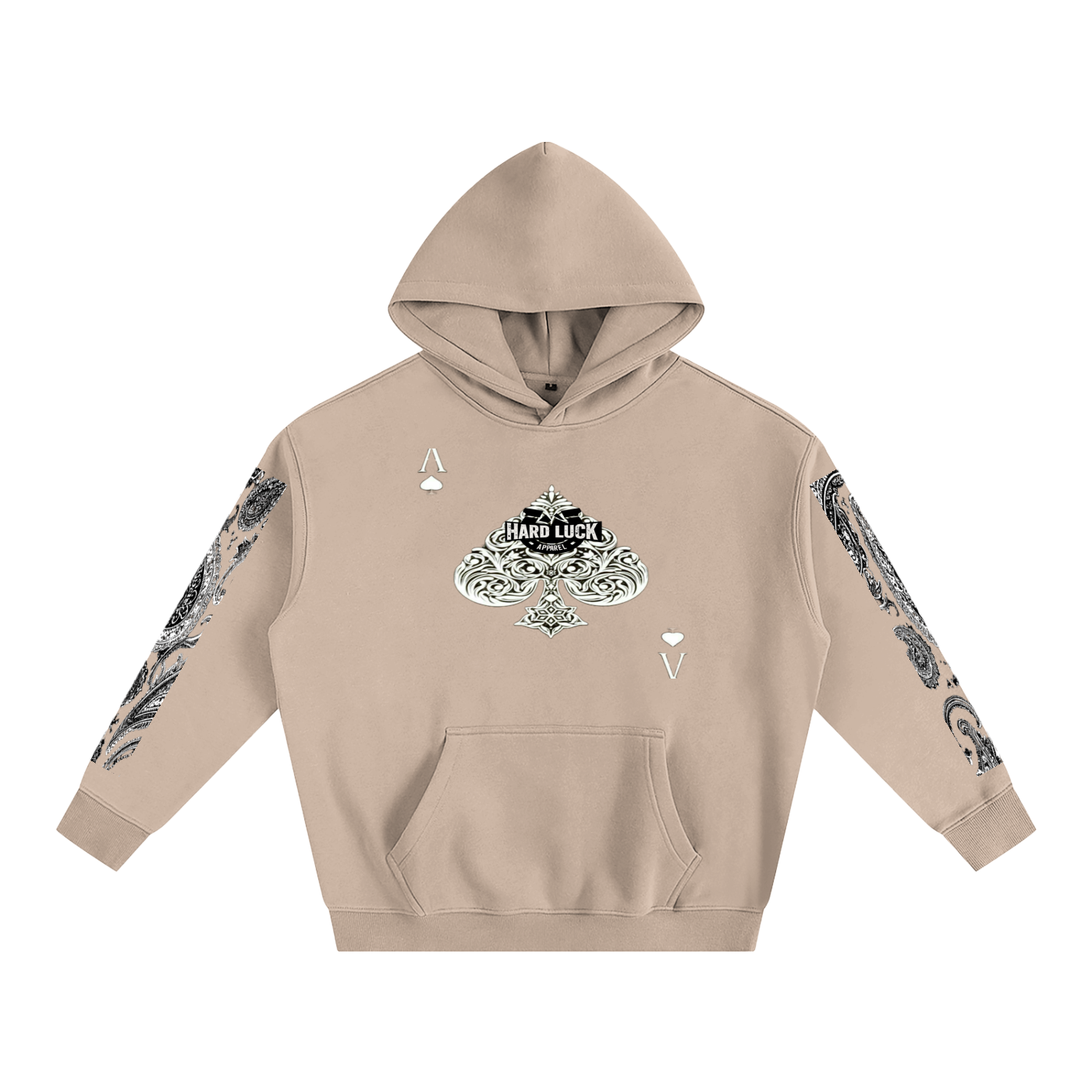 Hard Luck Apparel – Uptown Ace  Fleeced Hoodie