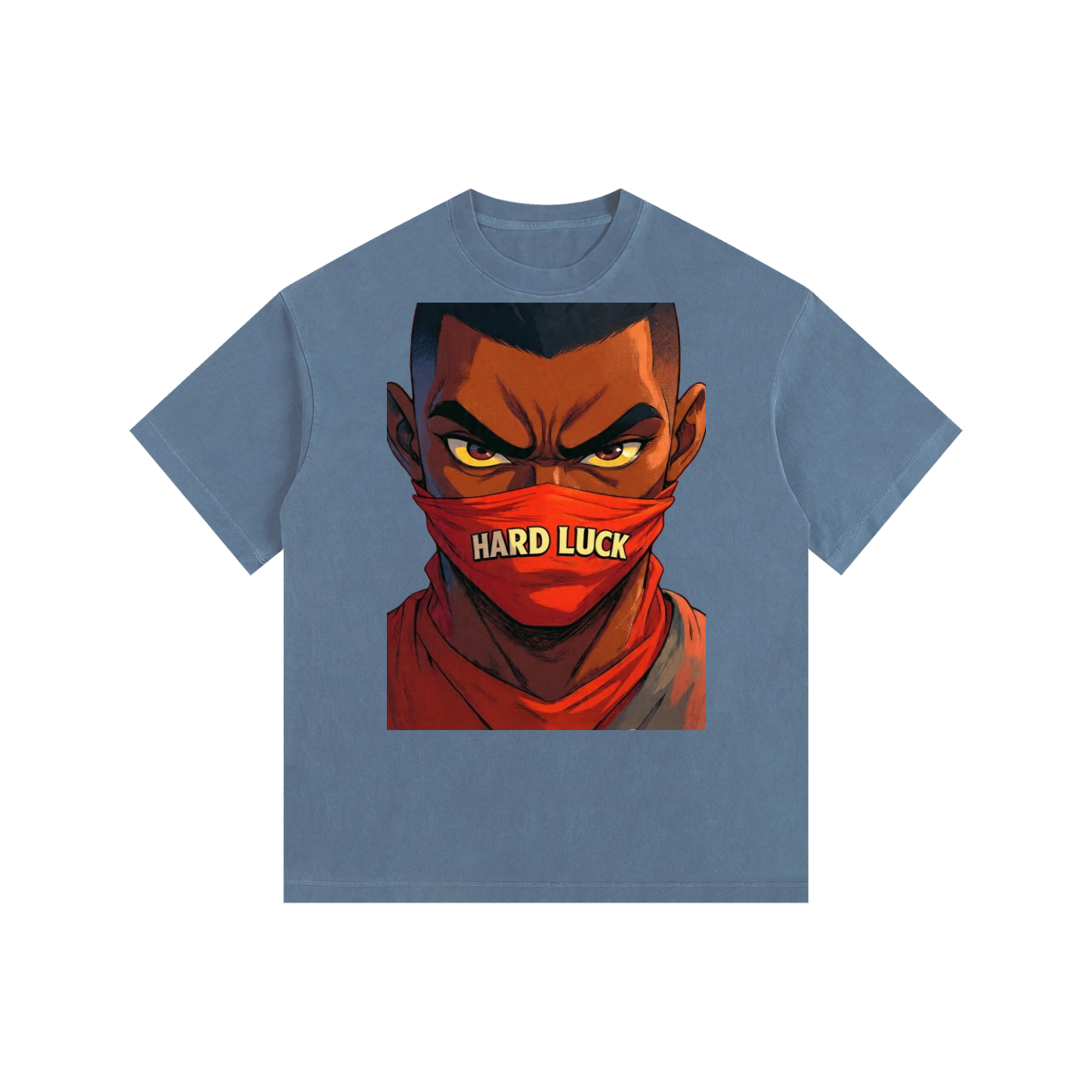 Masked Pressures Vintage Washed Oversized Cotton T-Shirt