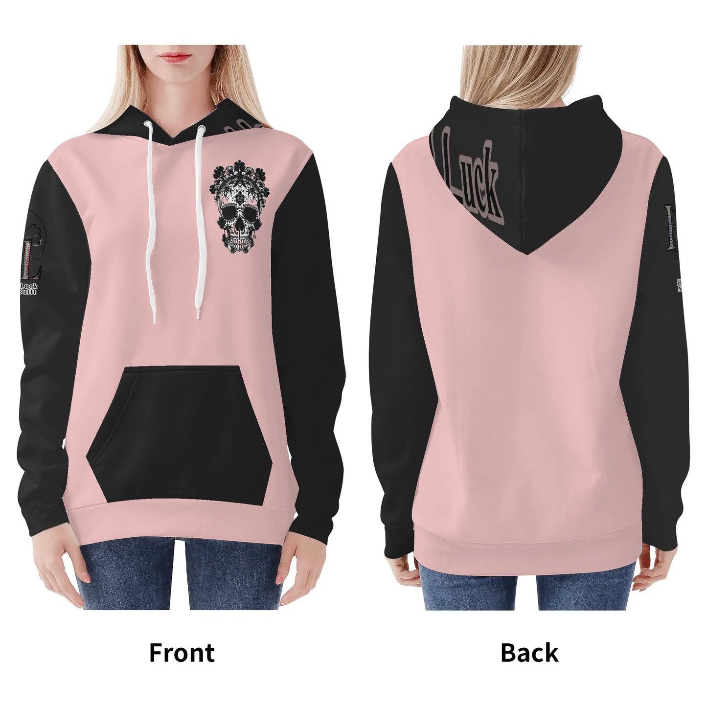 Lady Luck Womens Print Hoodie