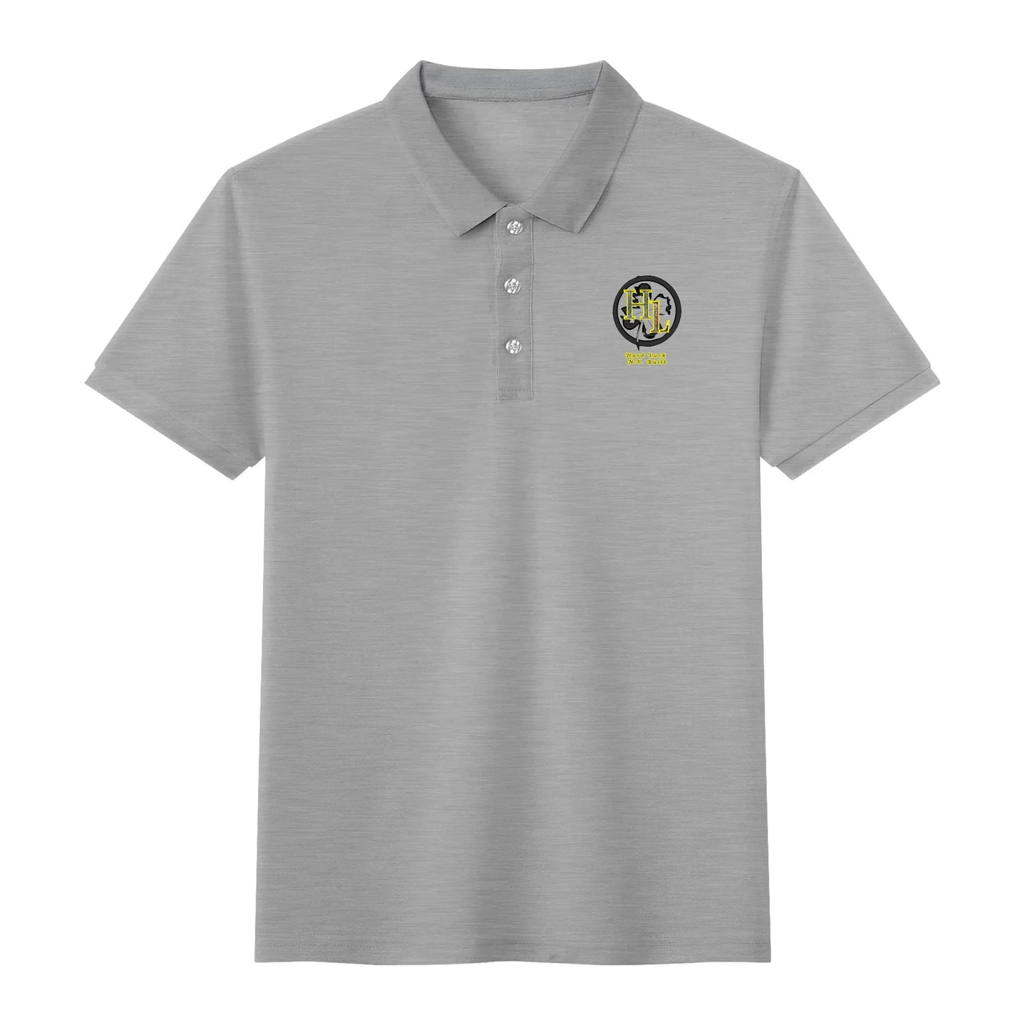 Unisex Adult Half printed Cotton Polo Shirt