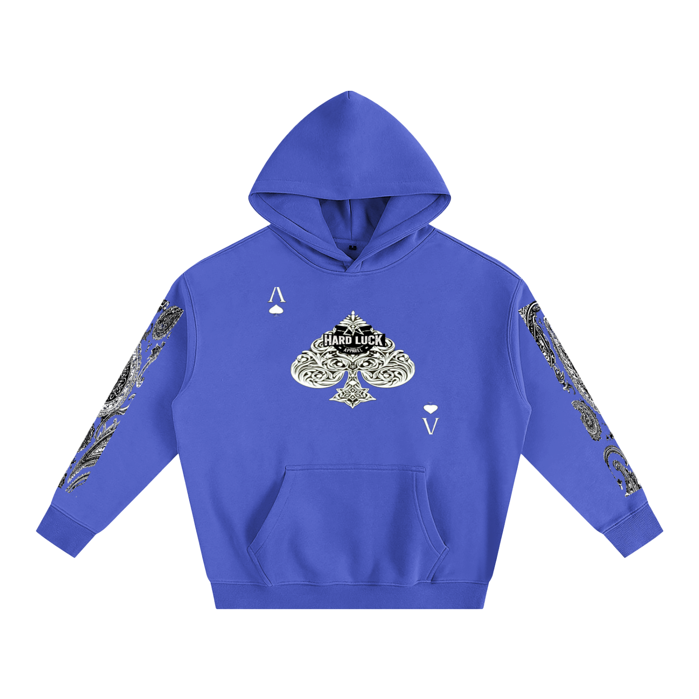 Hard Luck Apparel – Uptown Ace  Fleeced Hoodie