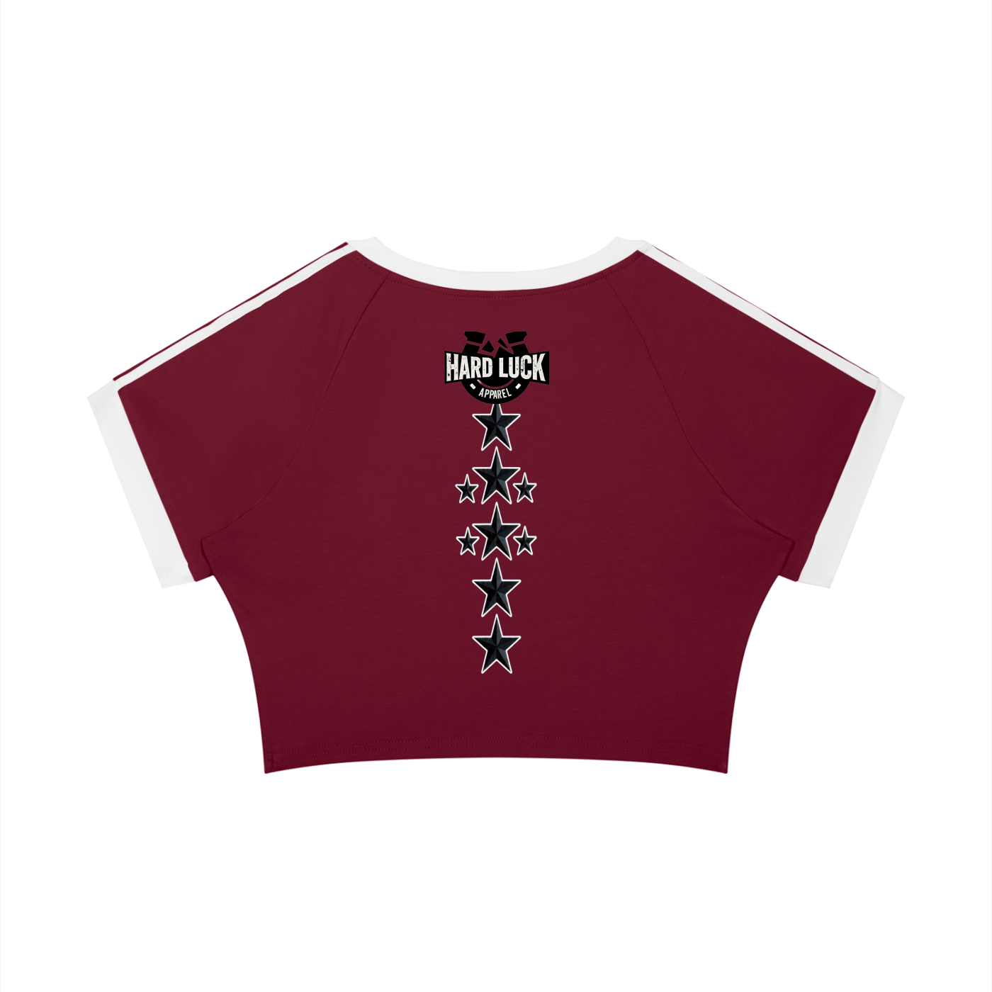 Comedy & Tragedy Women’s Raglan Crop T-Shirt
