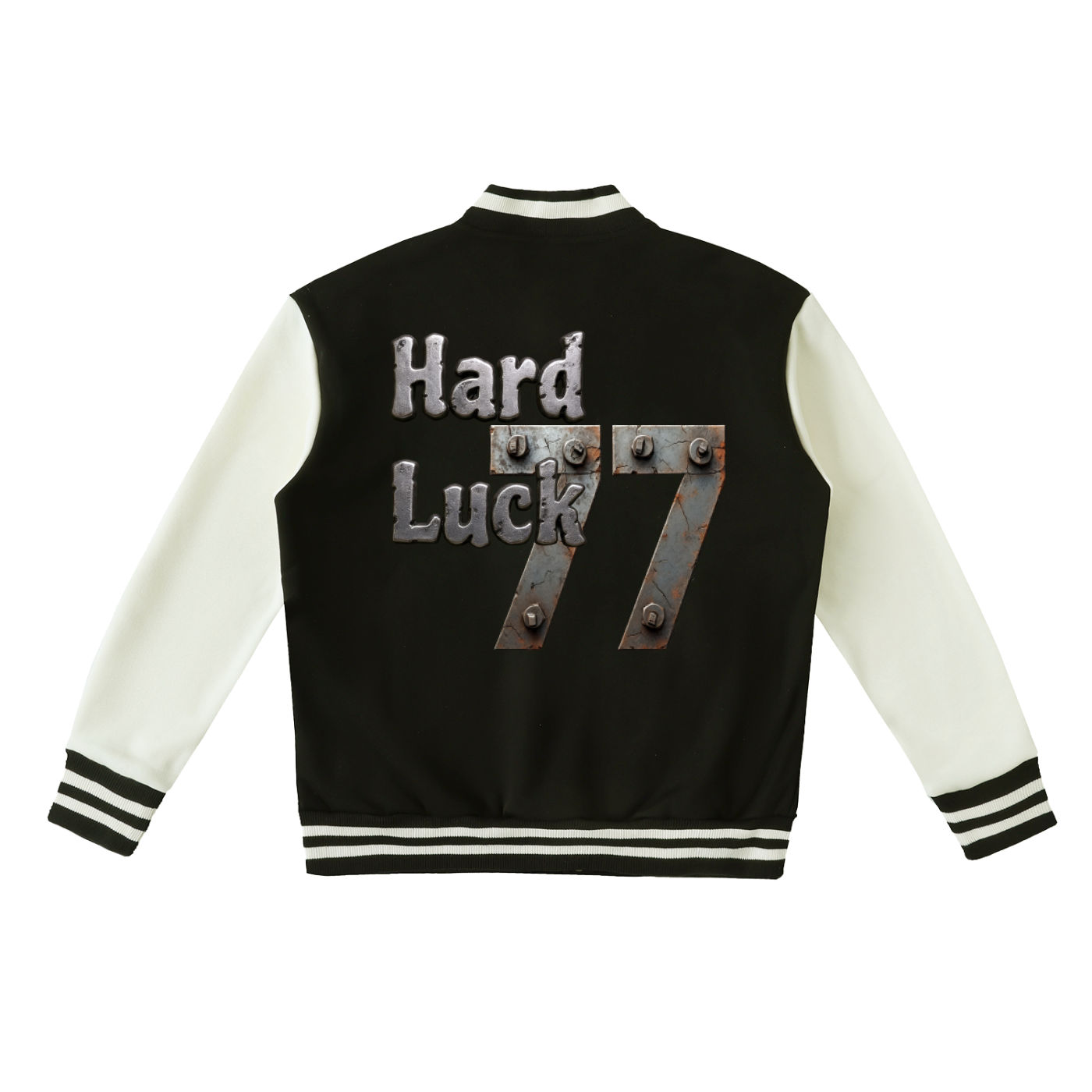 Uptown Ace Iron Born Two-Tone Fleeced Varsity Jacket