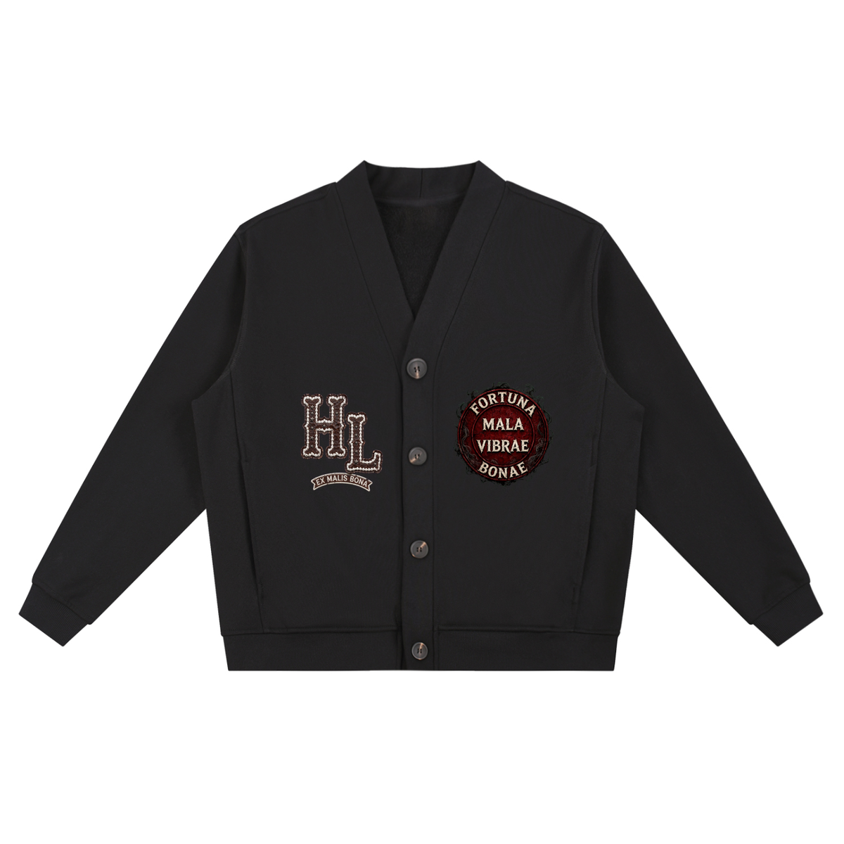 The Fortuna Crest Heavyweight Cardigan - EST. 1977