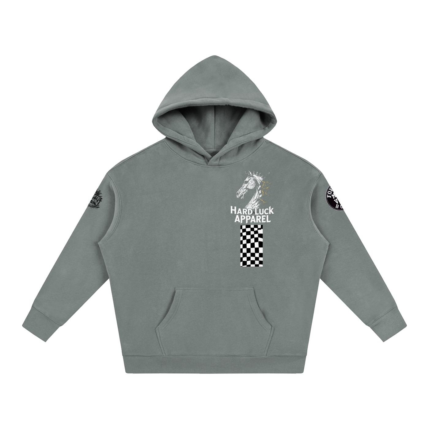 The Last Move Oversize Fleeced Hoodie