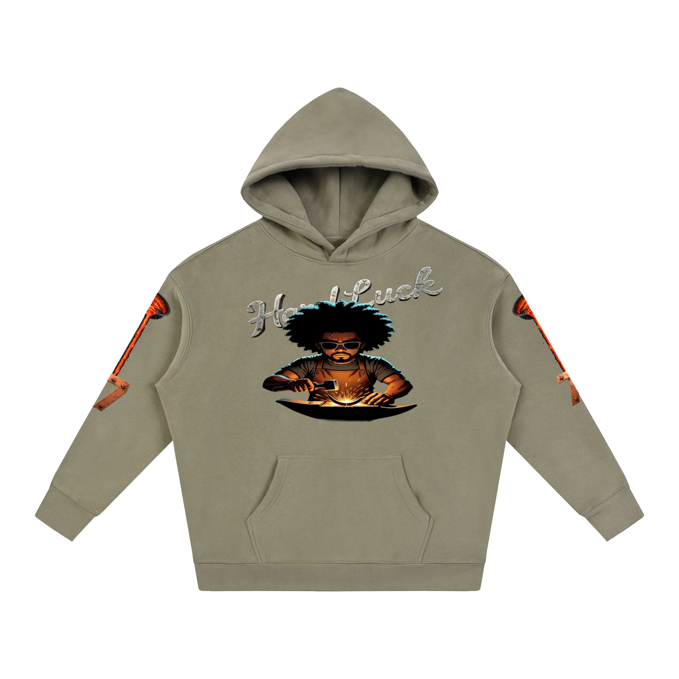Blacksmith Forged 2.0 Hoodie | Heavyweight Streetwear Pullover | Hard Luck Apparel