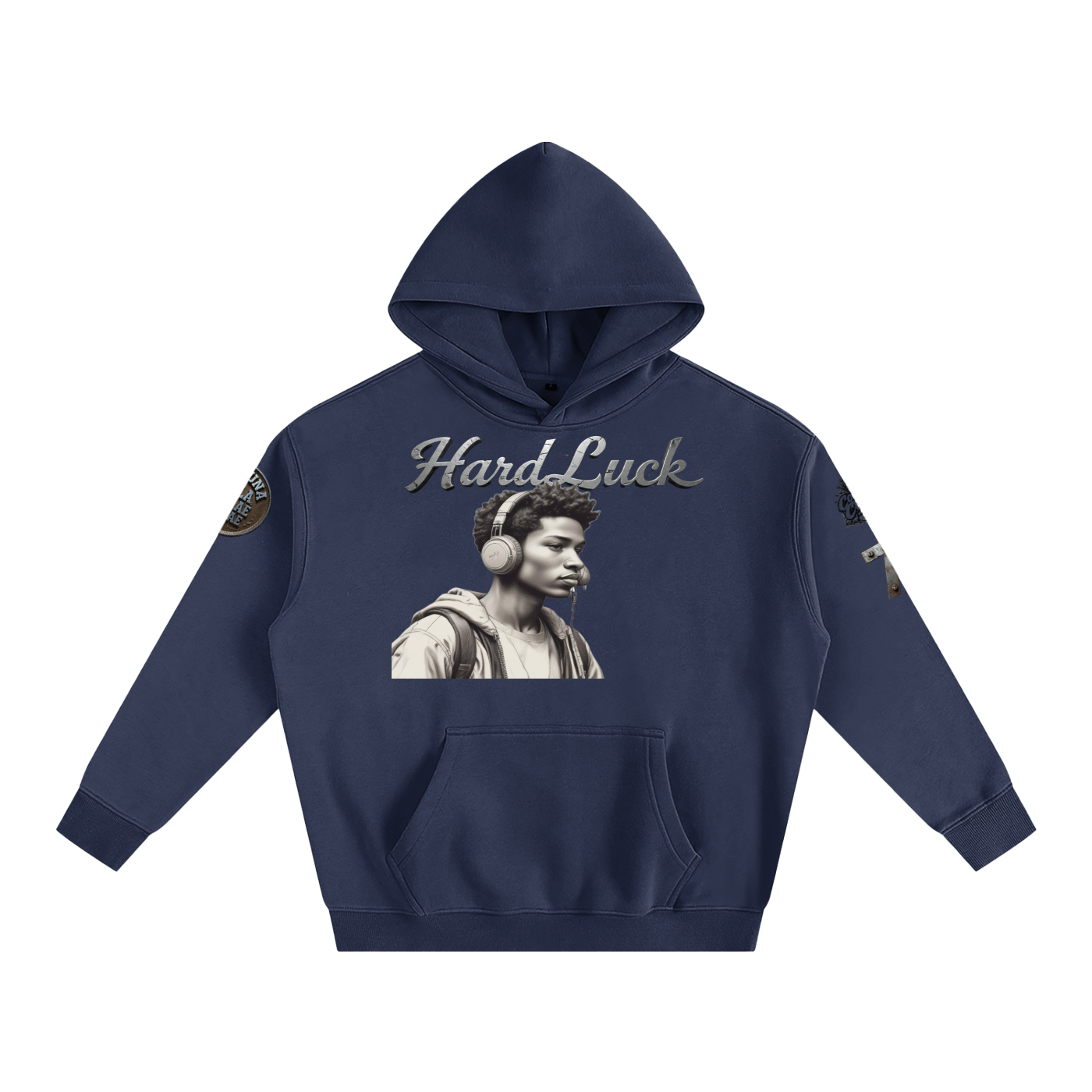 Solo Sound. Bus stop Oversize Fleeced Hoodie