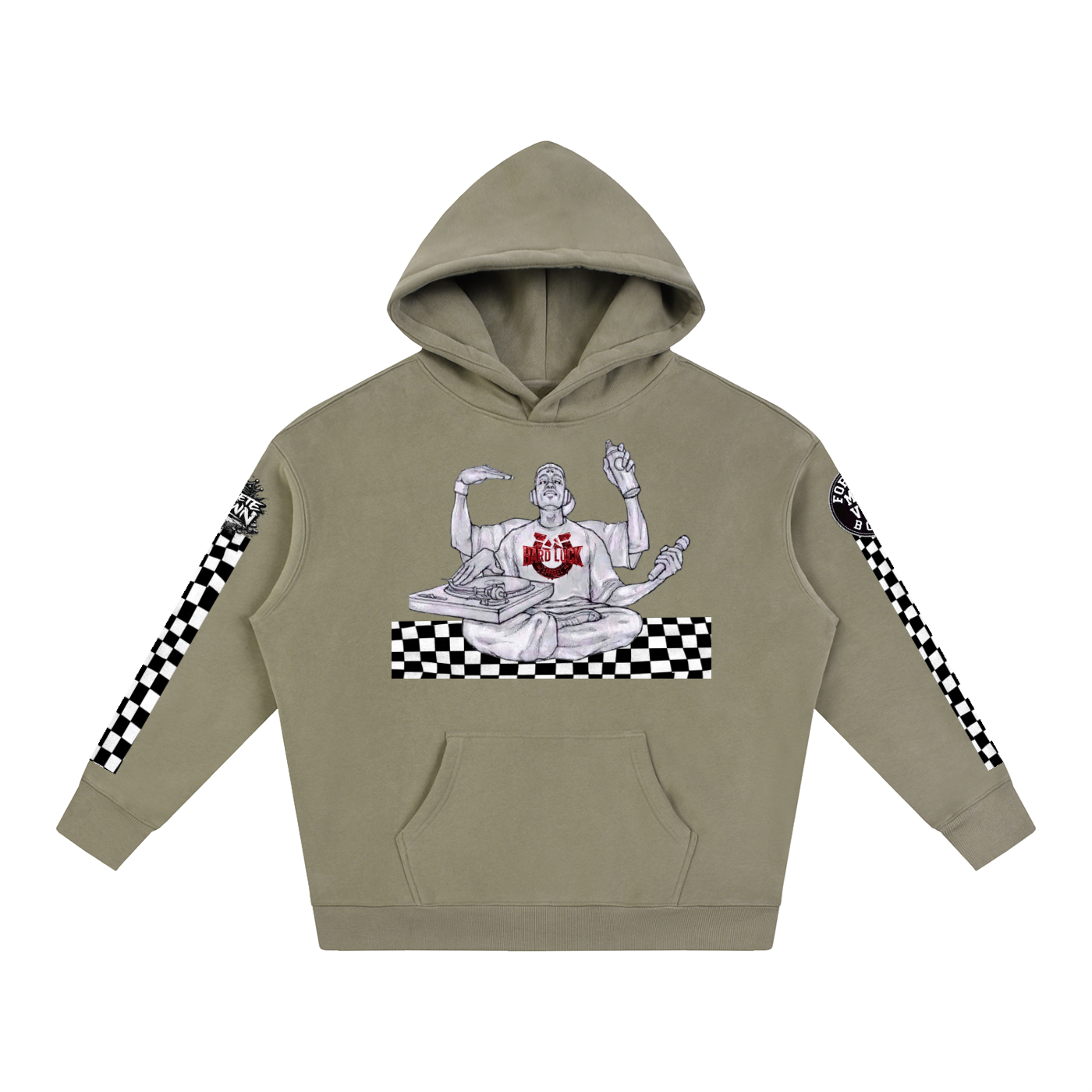 Soul of the Cypher Oversized Fleece Hoodie | Hard Luck Apparel