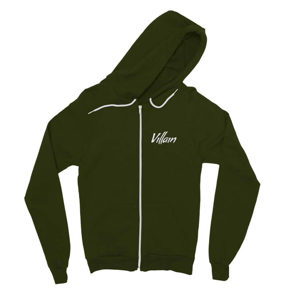 VILLAIN (1) Classic Adult Zip Hoodie