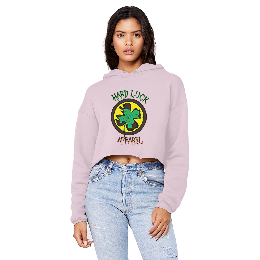 undefined Cropped Raw Edge Boyfriend Hoodie