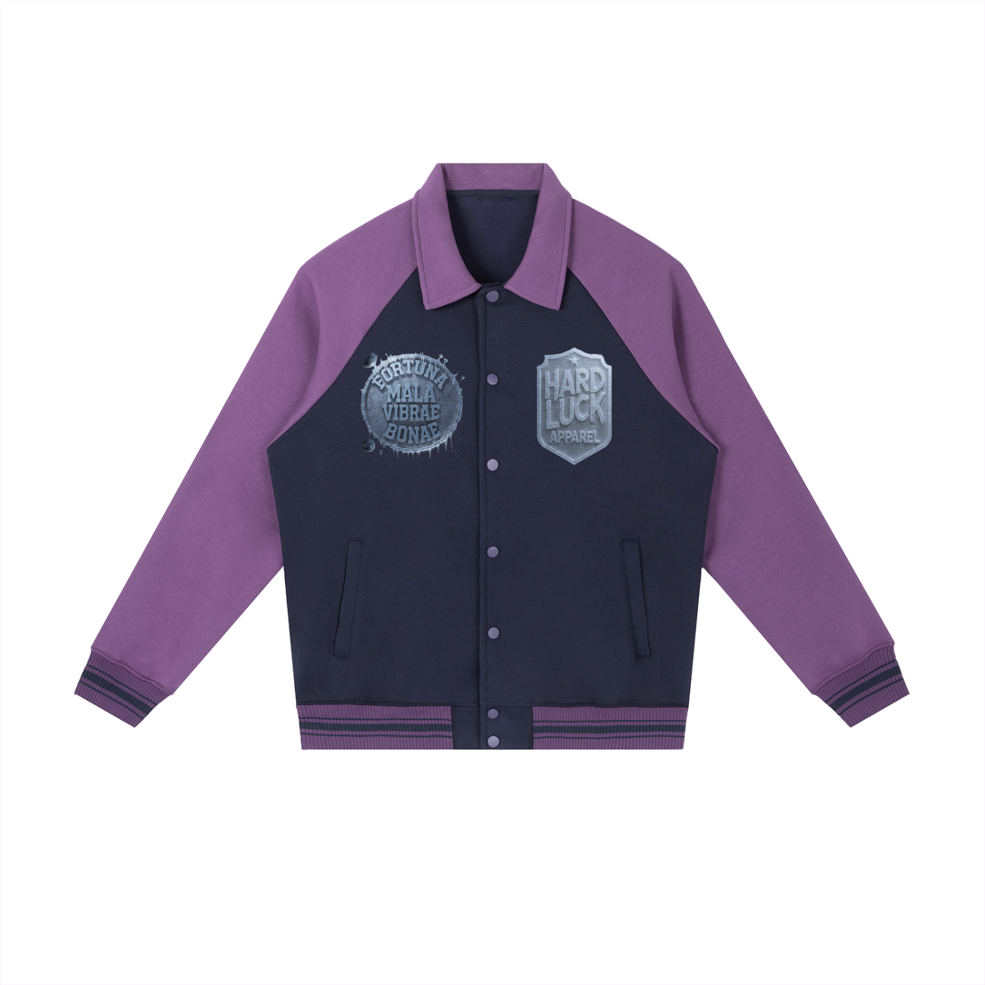Cold Fortune "77" Raglan Sleeve Baseball Jacket