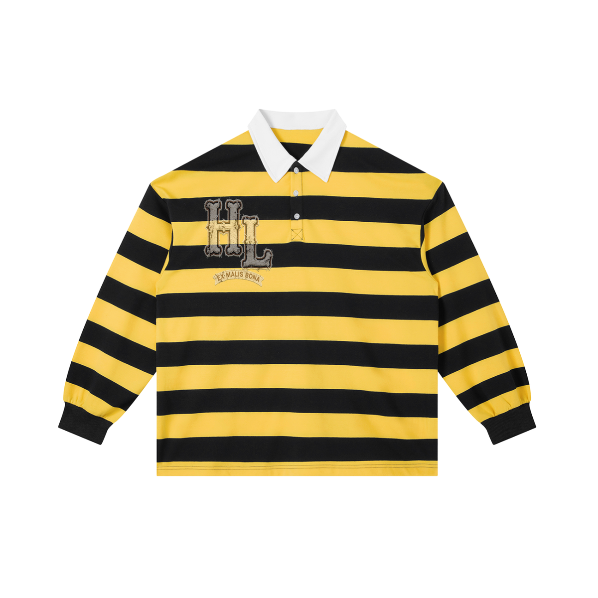Est.1977 Heritage Stripe long sleeve  Polo Shirt