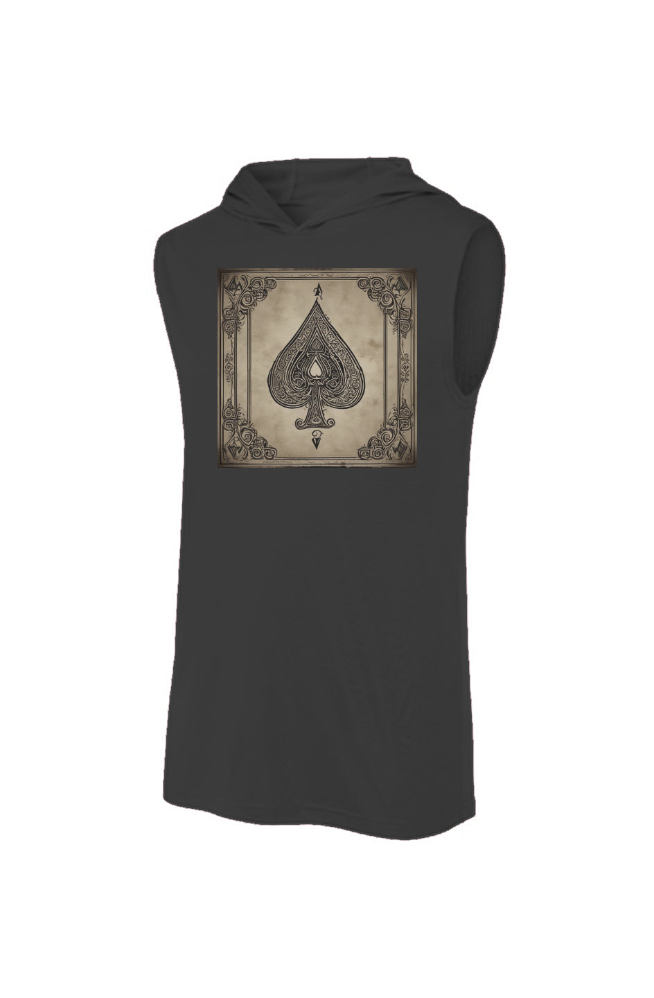 aCe oF SPADES Sleeveless  Sport Tek Hoodie