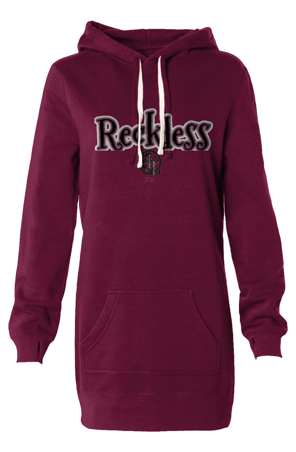 Reckless Hooded Sweatshirt Dress