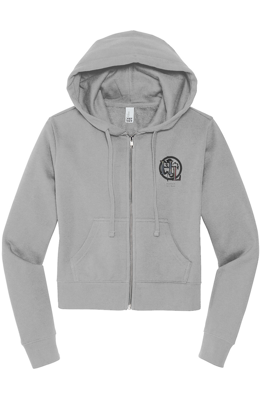 Hl elegant District Womens Zip Hoodie