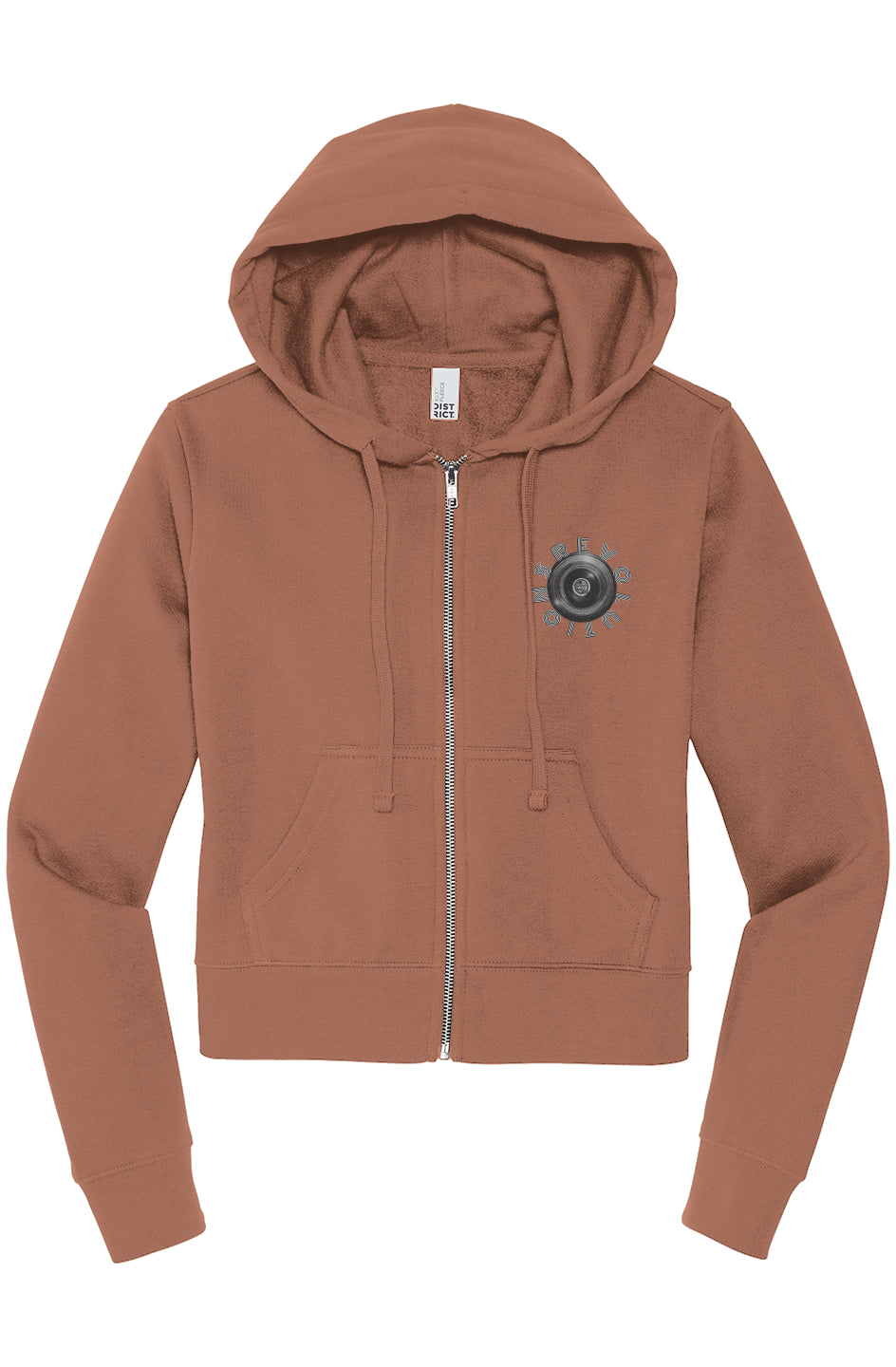 B-girl in motion Womens Zip Hoodie