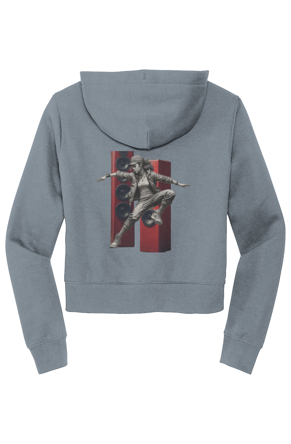 B-girl in motion Womens Zip Hoodie