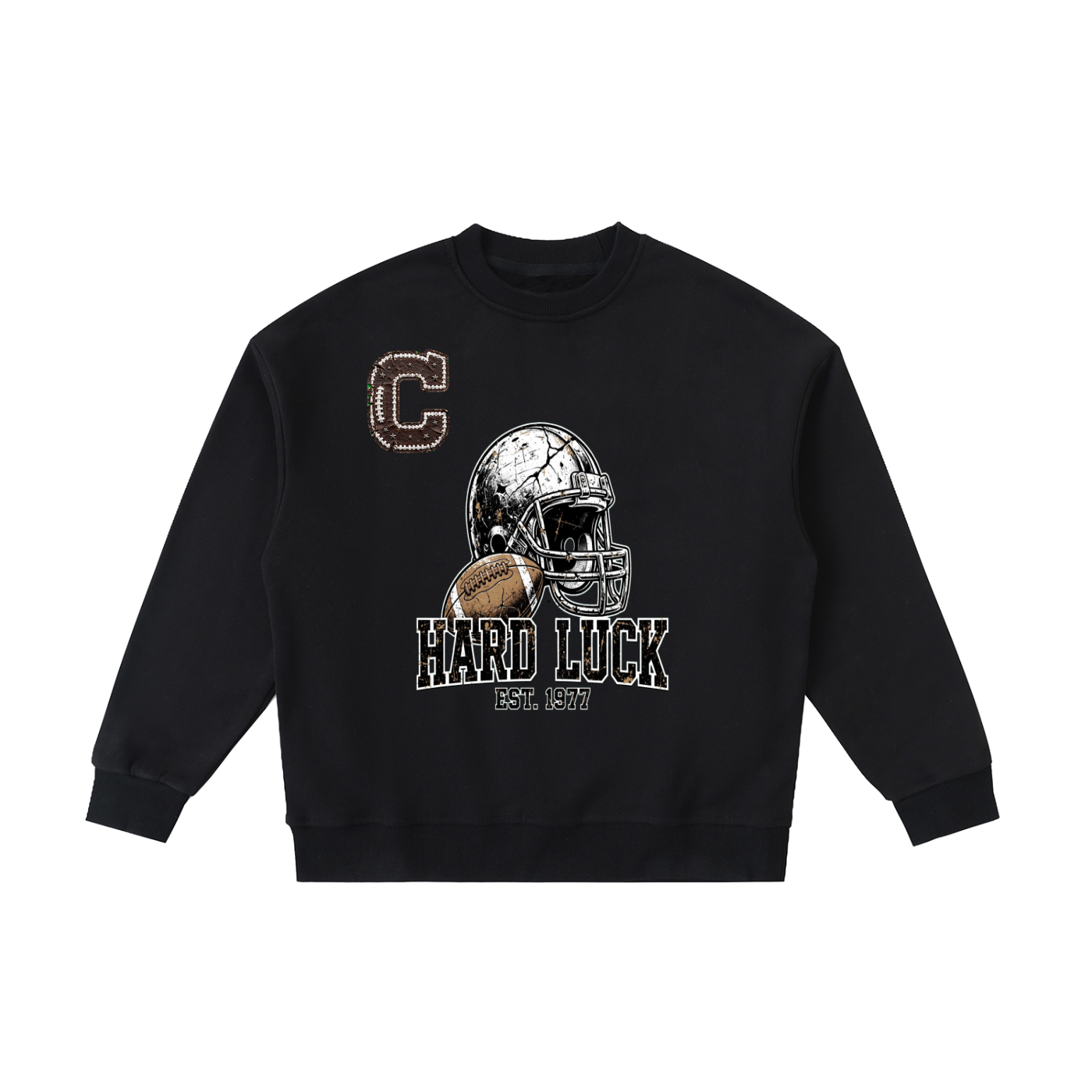 THE HEADHUNTER KIDS CREWNECK - Gridiron Gut Check Youth Crewneck Sweatshirt | Hard Luck Apparel