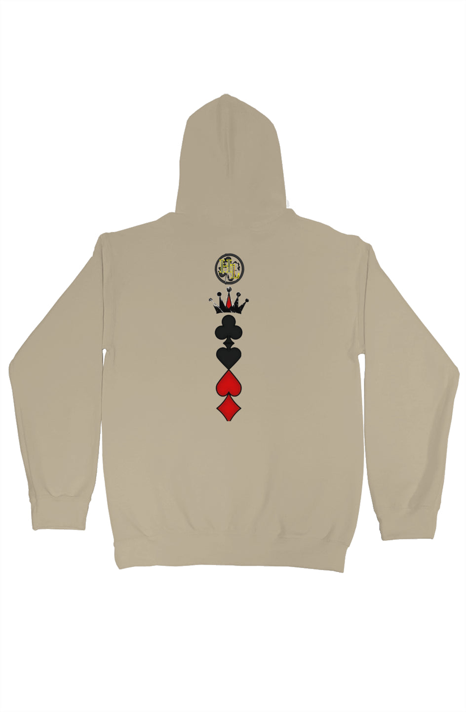 3 card Monty gildan pullover hoody