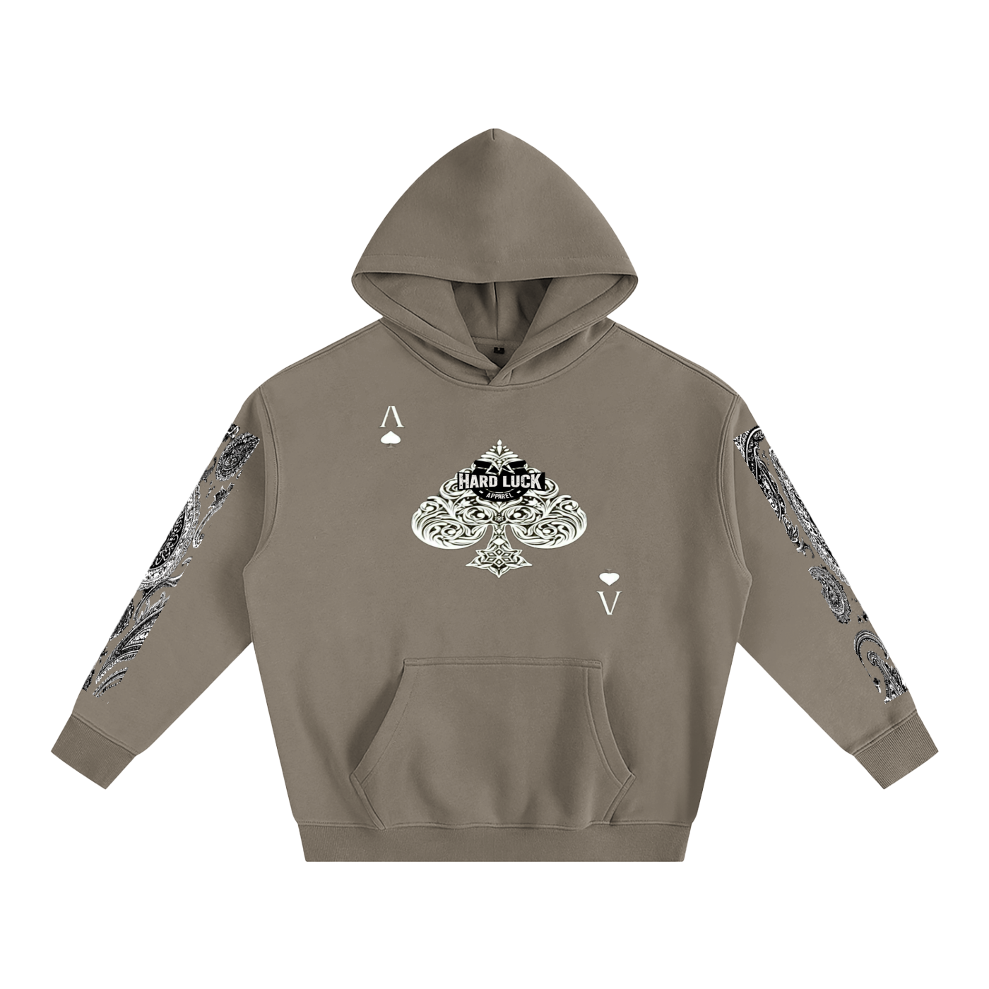 Hard Luck Apparel – Uptown Ace  Fleeced Hoodie