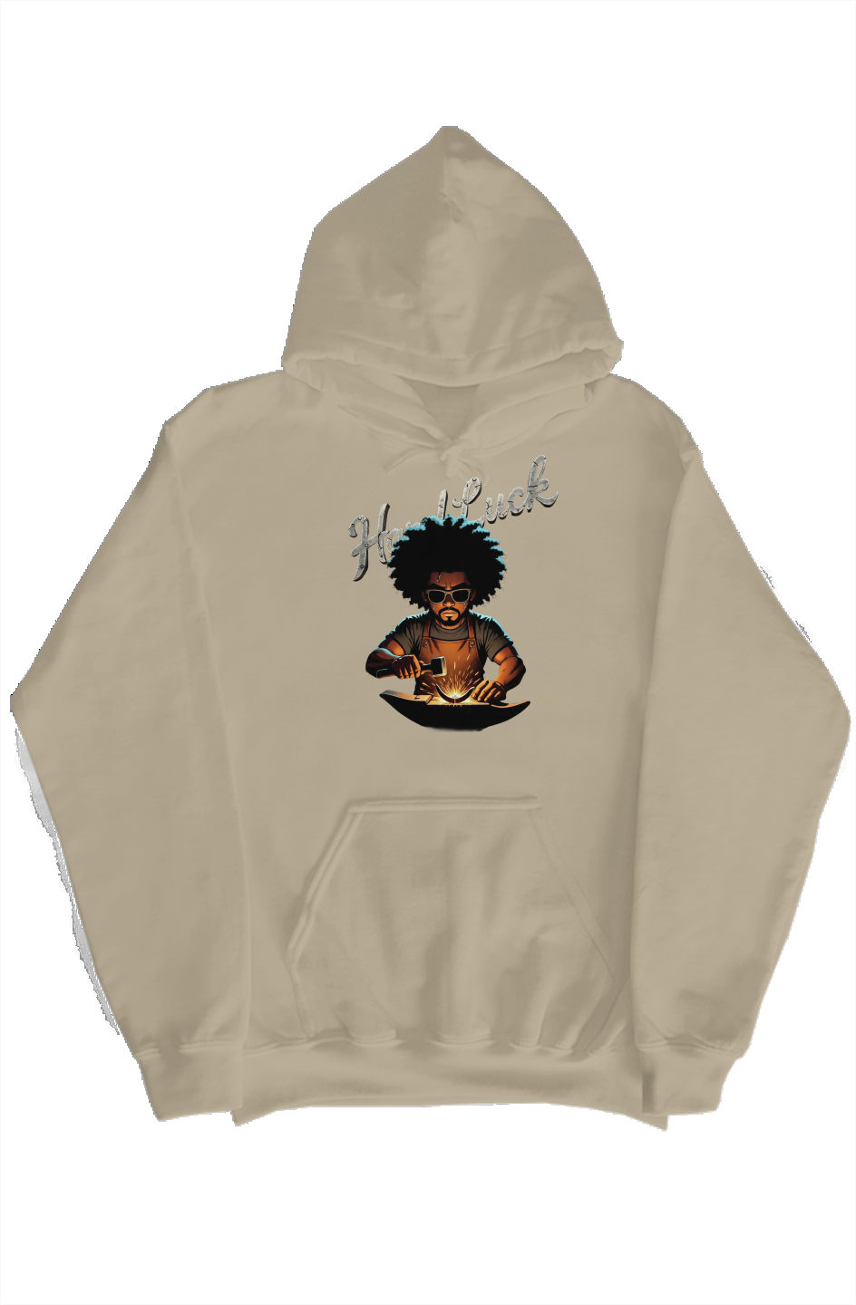 Blacksmith forged pullover hoody