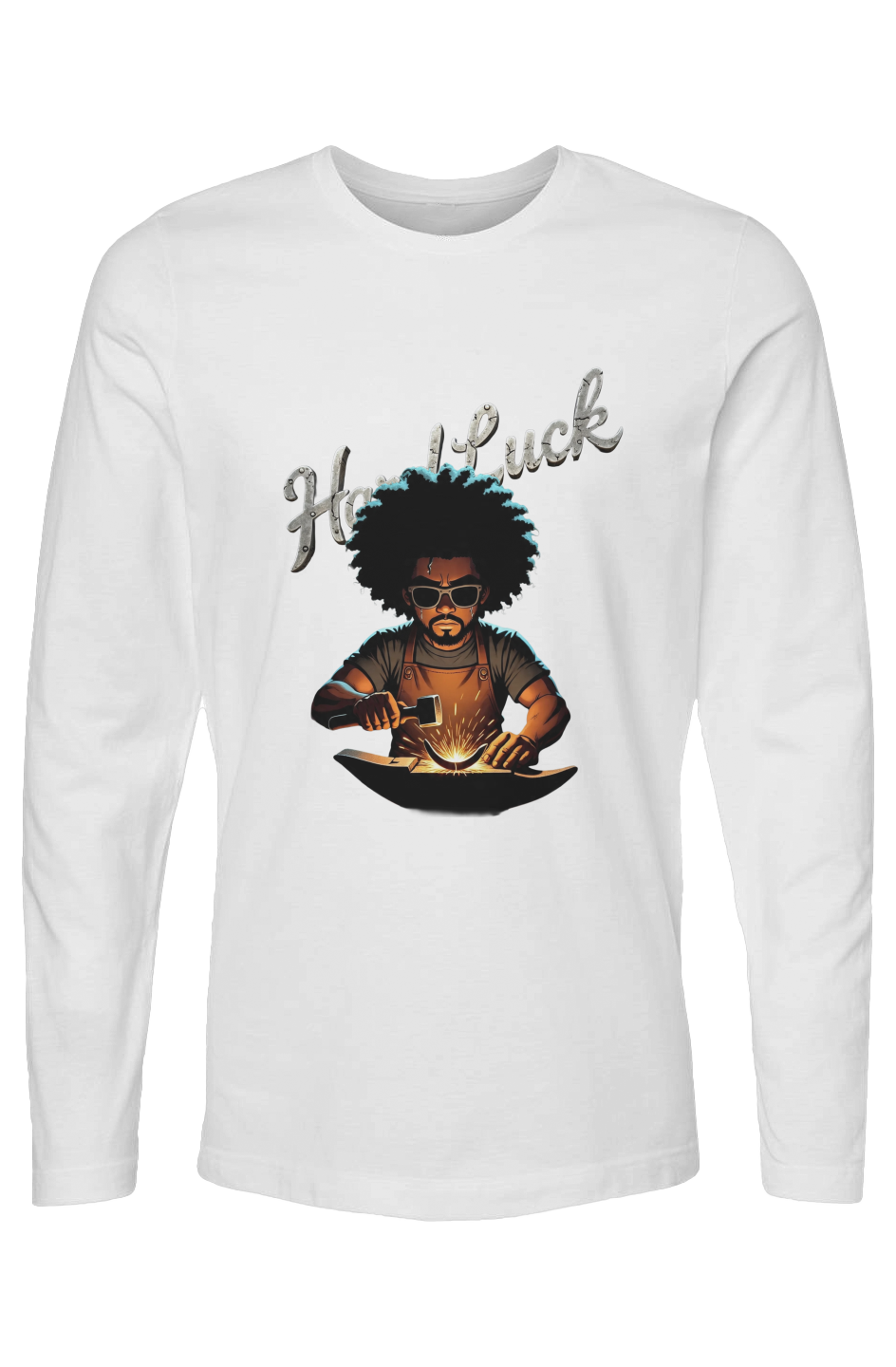 Blacksmith forged Unisex Premium Cotton Long Sleeve T-Shirt