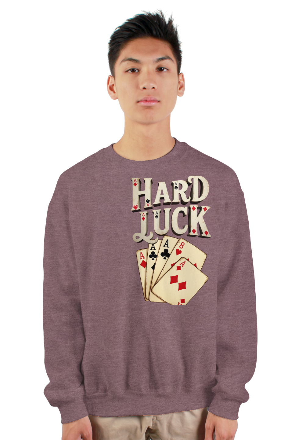 Aces & 8s gildan heavy crewneck sweatshirt