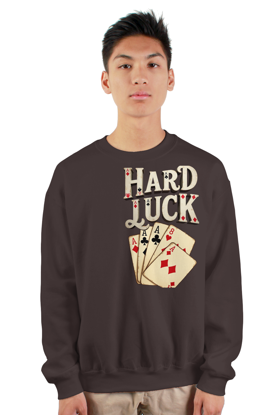 Aces & 8s gildan heavy crewneck sweatshirt