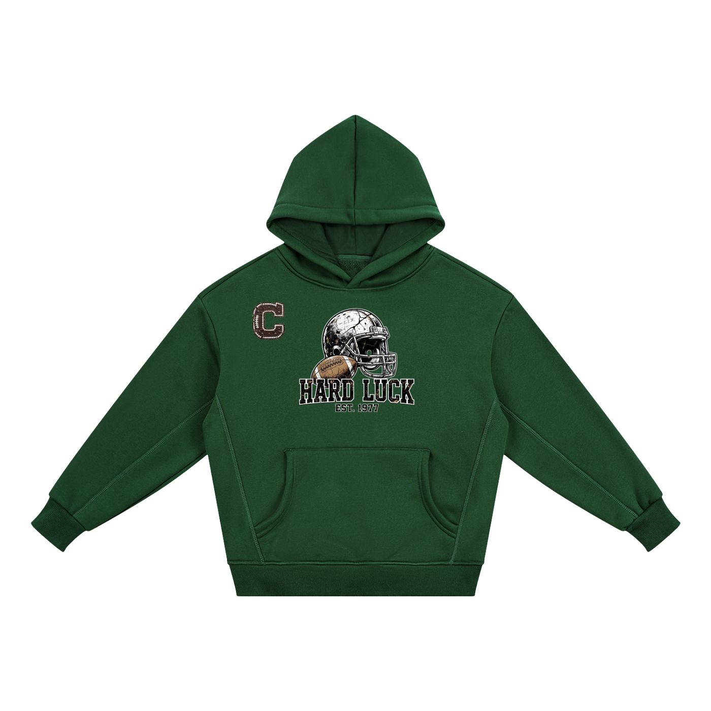 THE HEADHUNTER KIDS - Gridiron Gut Check Youth Fleece Hoodie | Hard Luck Apparel