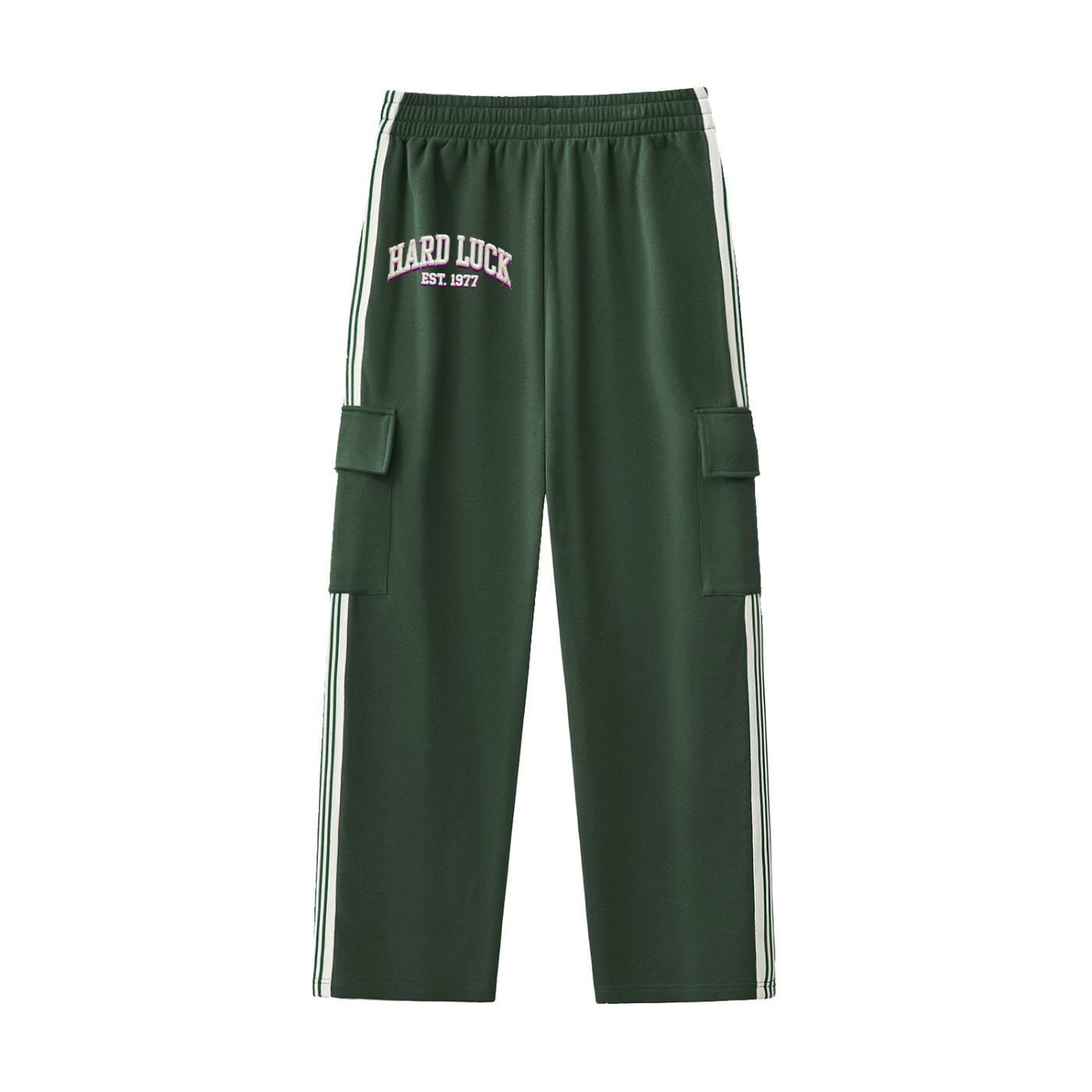 Solid Wall of Sound Side Stripe Straight-Leg Pants