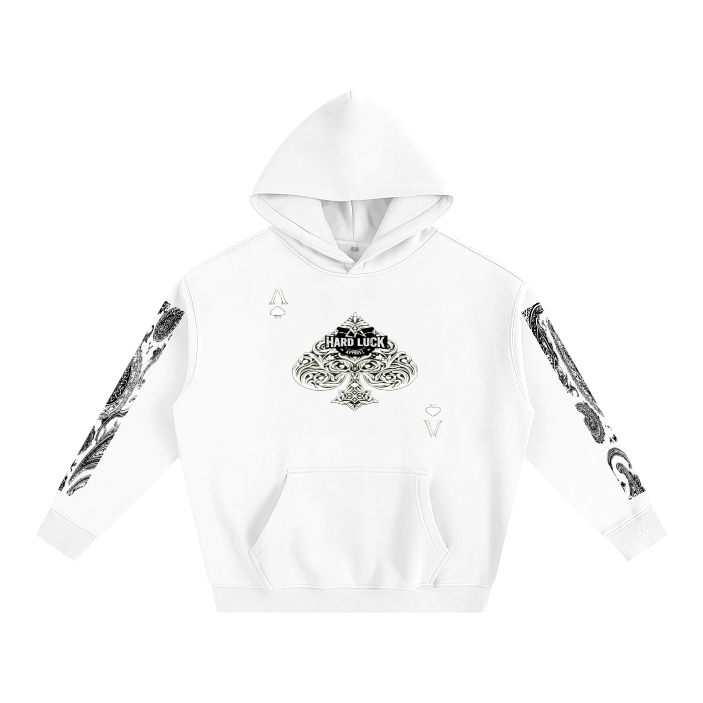 Hard Luck Apparel – Uptown Ace  Fleeced Hoodie