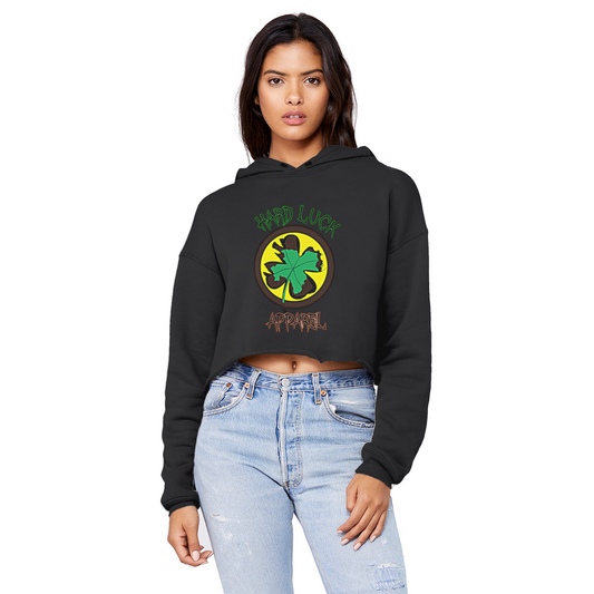 undefined Cropped Raw Edge Boyfriend Hoodie