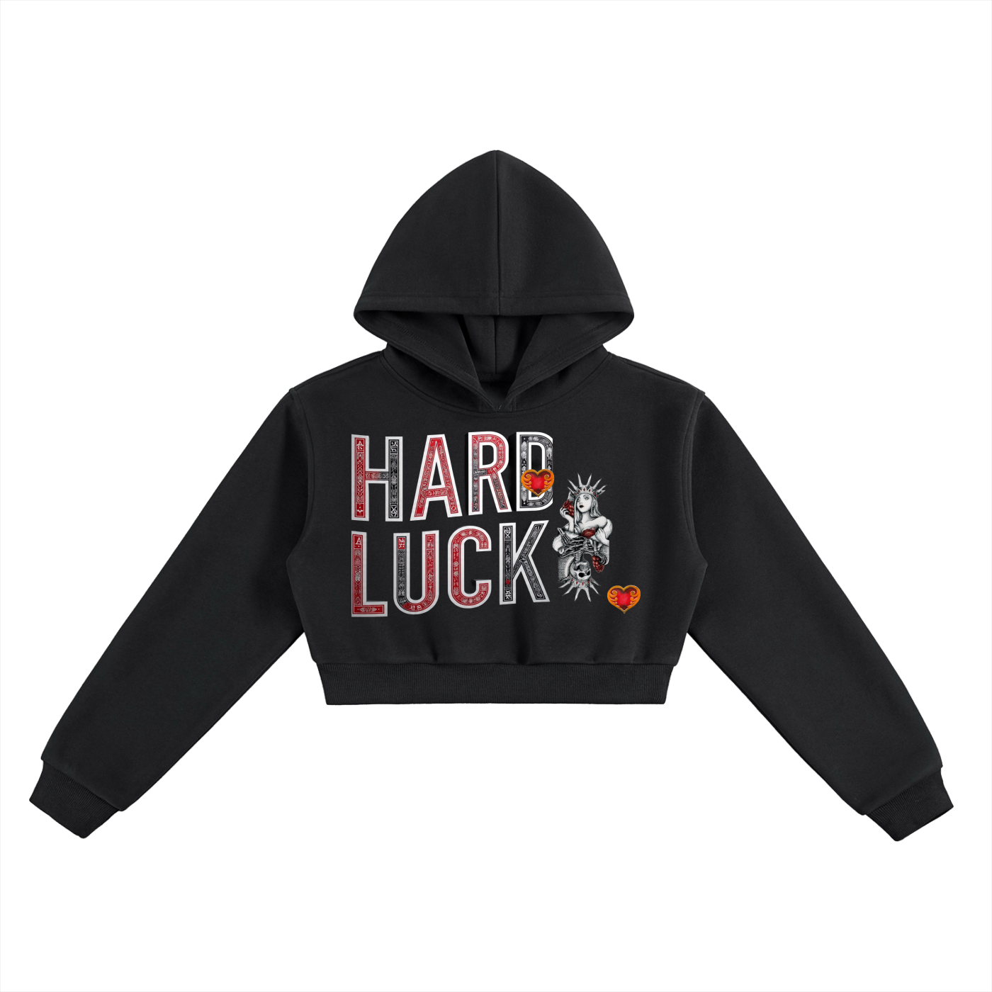 Queens Gambit Essential Cropped Hoodie