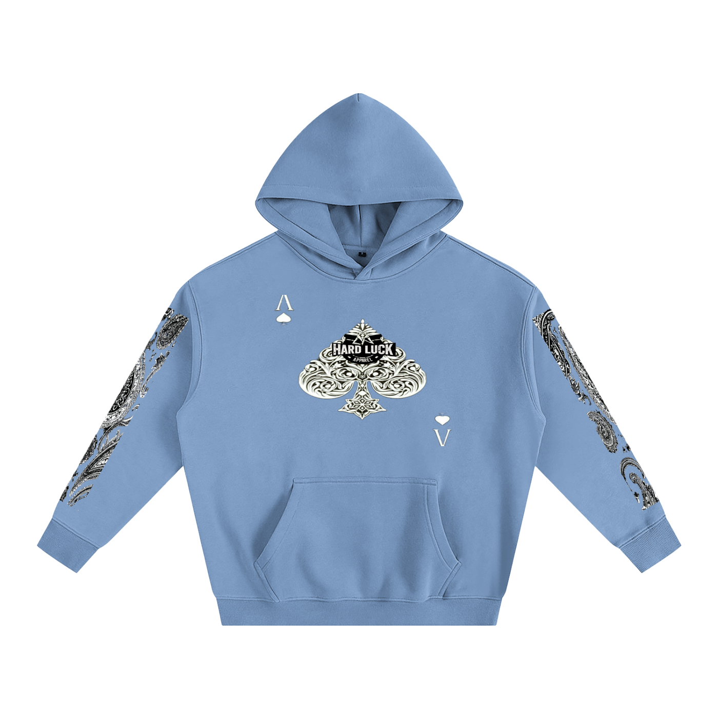 Hard Luck Apparel – Uptown Ace  Fleeced Hoodie