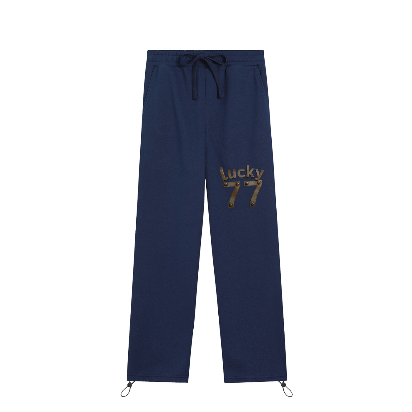 NY Built Brownstone  Essential Drawstring Straight-Leg Sweatpants