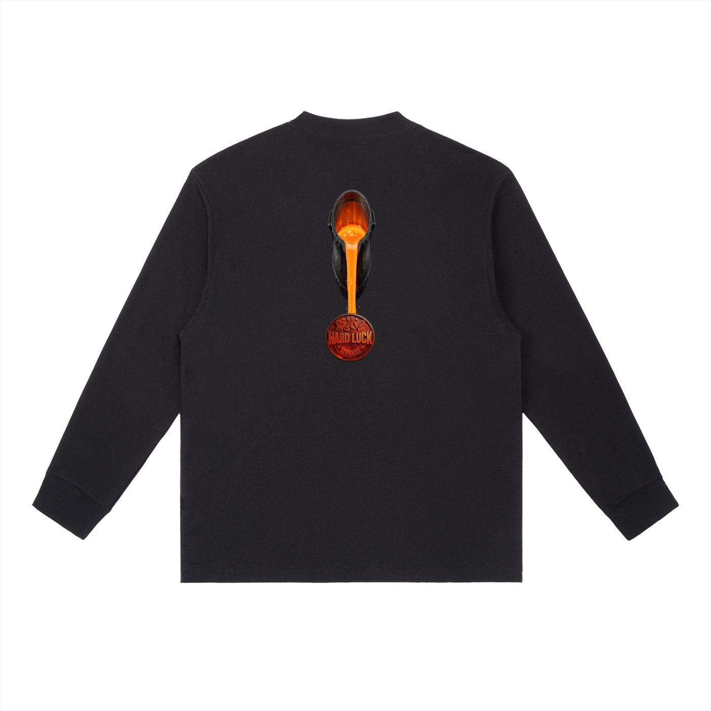 Black smith Forged Essential Crewneck Long-Sleeve T-Shirt