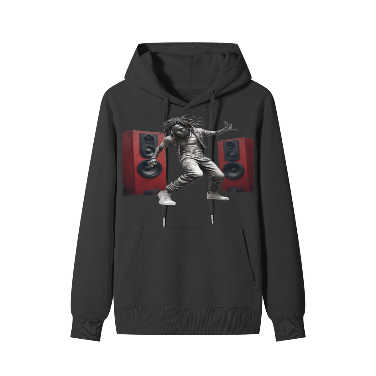 B-Boy in Motion Pullover Hoodie | Hip-Hop Streetwear | Hard Luck Apparel